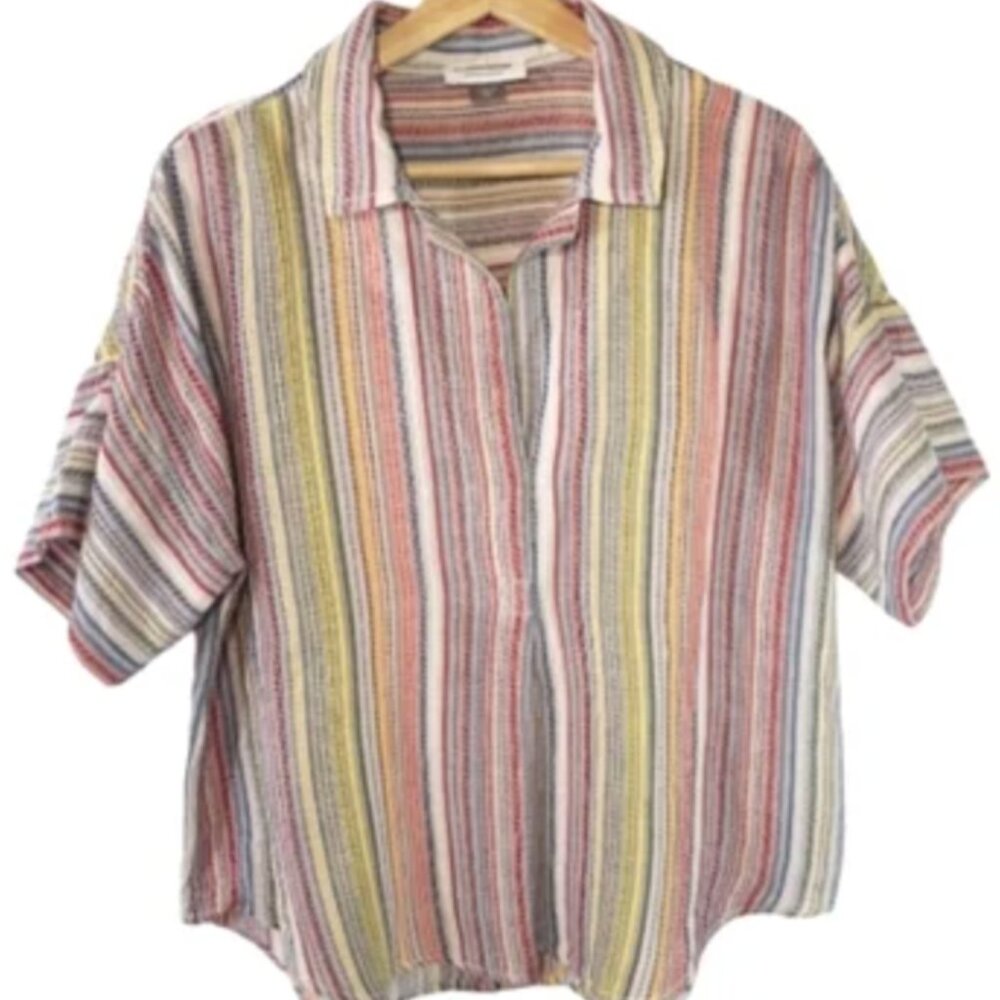 Pilcro and the Letterpress by Anthropologie Augusta Top Embroidered - Medium